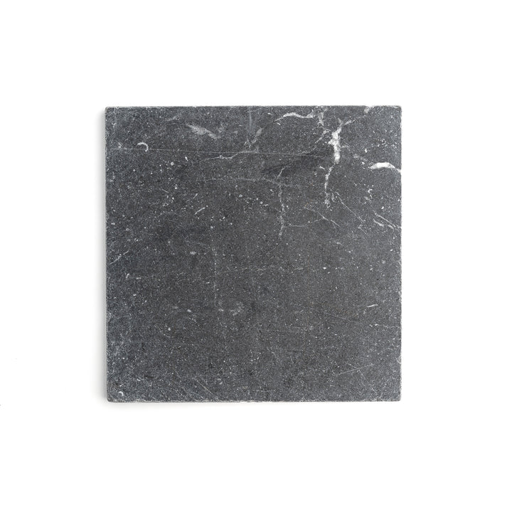 Sample: Black 18x18 Moroccan Limestone | Tumbled & Honed (Sample 1 6x6)-Sample-Sample-Riad Tile