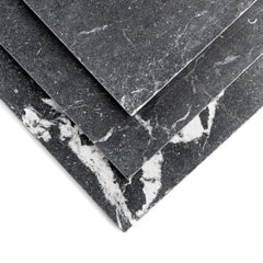 Black 18x18 Moroccan Marble | Tumbled & Honed