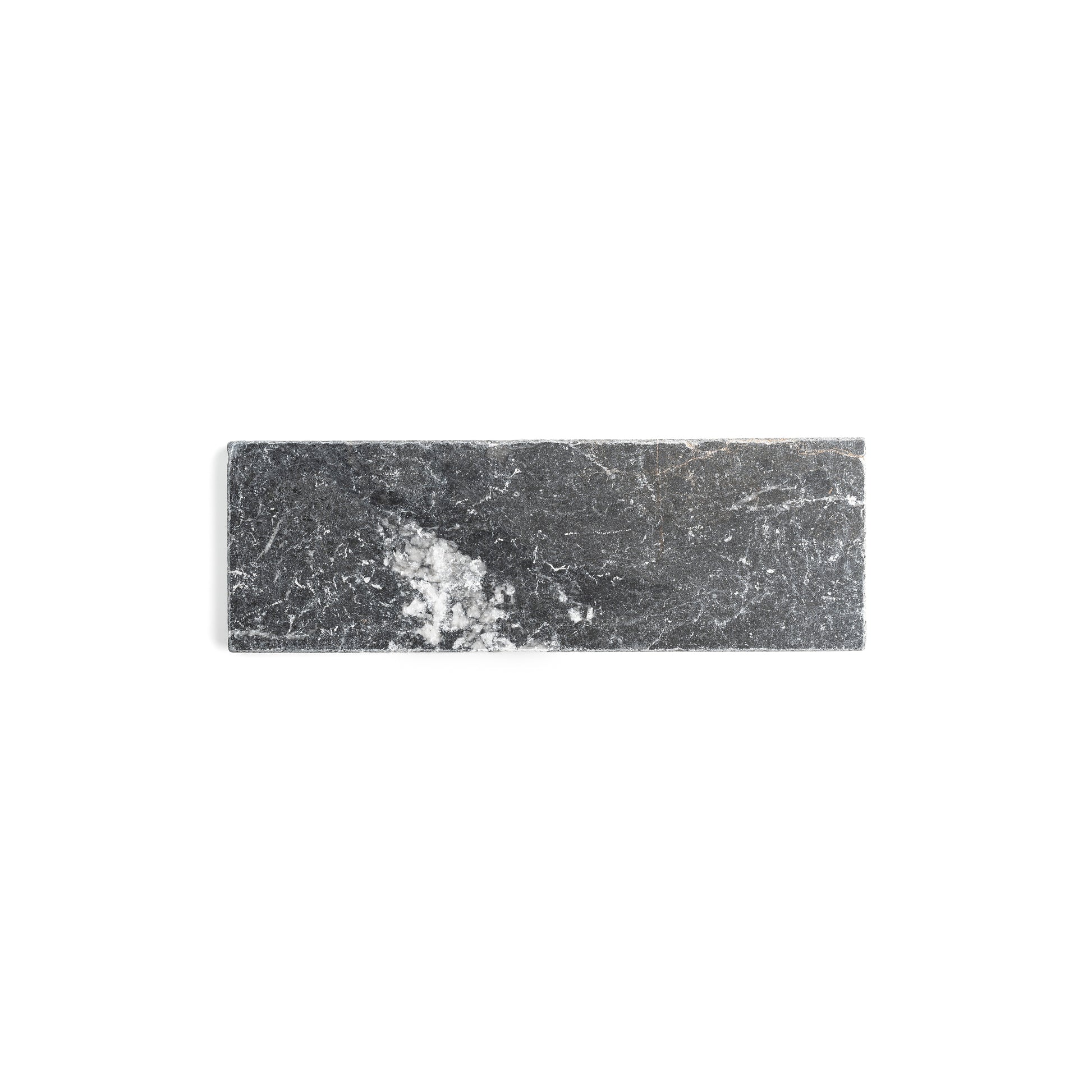 Sample: Black 4x12 Moroccan Limestone | Tumbled & Honed (Sample 1 4x6)-Sample-Sample-Riad Tile