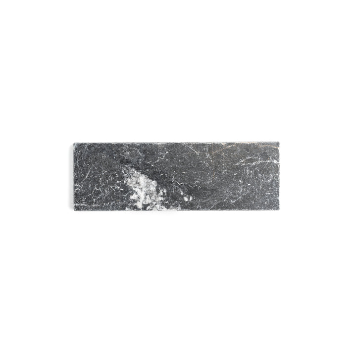 Sample: Black 4x12 Moroccan Limestone | Tumbled & Honed (Sample 1 4x6)-Sample-Sample-Riad Tile