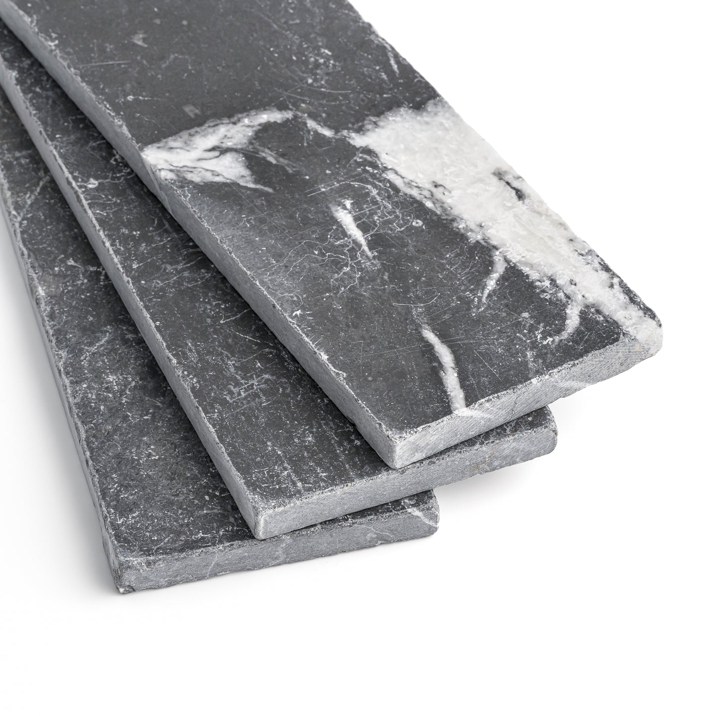 Black 4x12 Moroccan Marble | Tumbled & Honed-Main Inventory-All Products,Natural Stone-Riad Tile