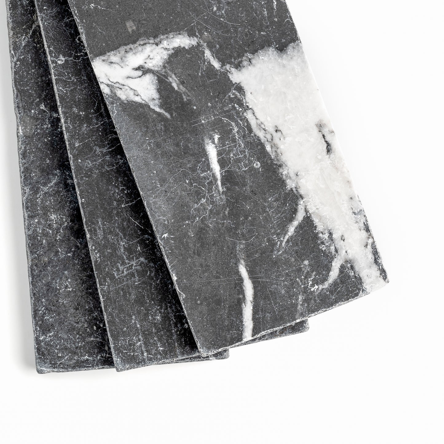 Black 4x12 Moroccan Marble | Tumbled & Honed-Main Inventory-All Products,Natural Stone-Riad Tile