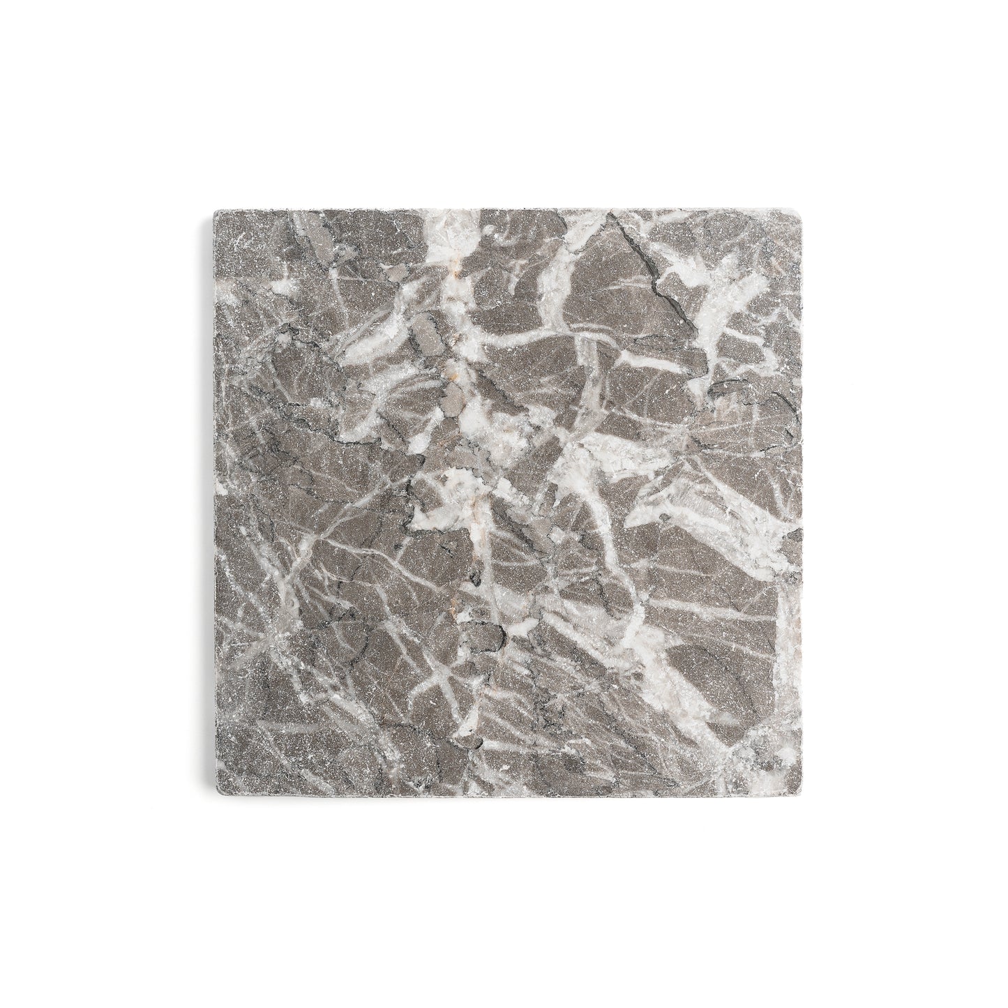 Sample: Atlas Grey 18x18 Moroccan Limestone | Tumbled & Honed (Sample 1 6x6)-Sample-Sample-Riad Tile