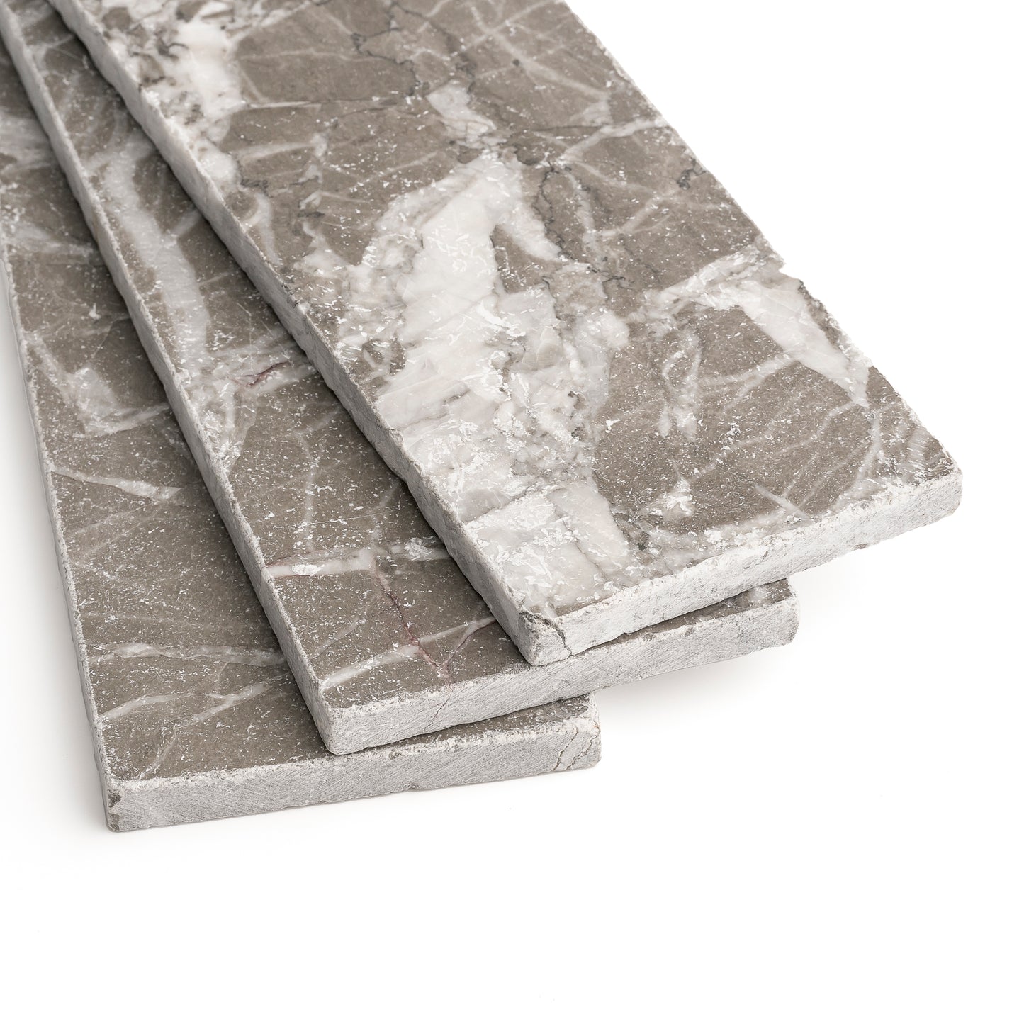 Atlas Grey 4x12 Moroccan Marble | Tumbled & Honed-Main Inventory-All Products,Natural Stone-Riad Tile