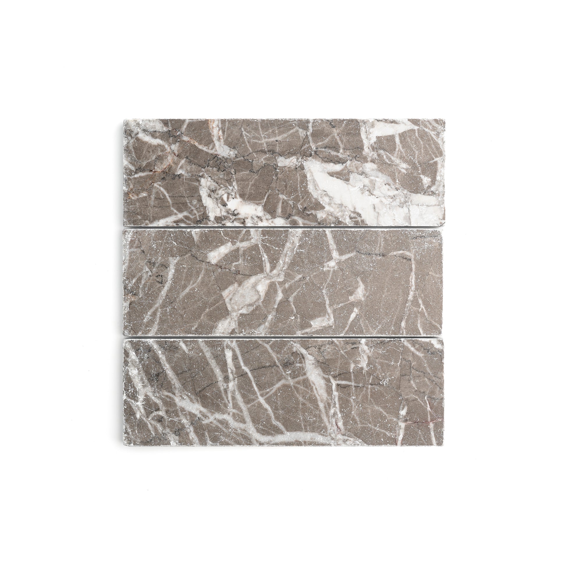 Atlas Grey 4x12 Moroccan Marble | Tumbled & Honed-Main Inventory-All Products,Natural Stone-Riad Tile