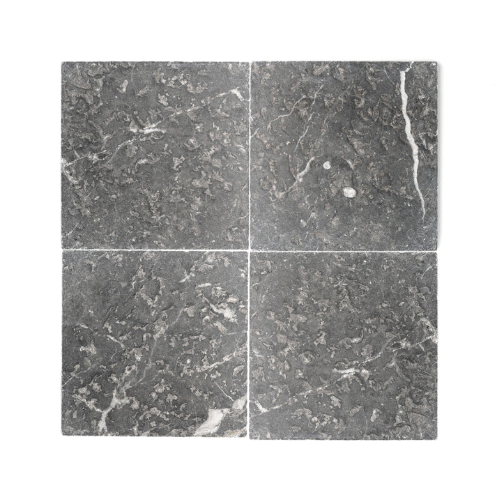 Grey 18x18 Moroccan Marble | Tumbled & Honed-Main Inventory-All Products,Natural Stone-Riad Tile