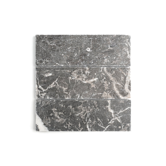 Grey 4x12 Moroccan Marble | Tumbled & Honed-Main Inventory-All Products,Natural Stone-Riad Tile