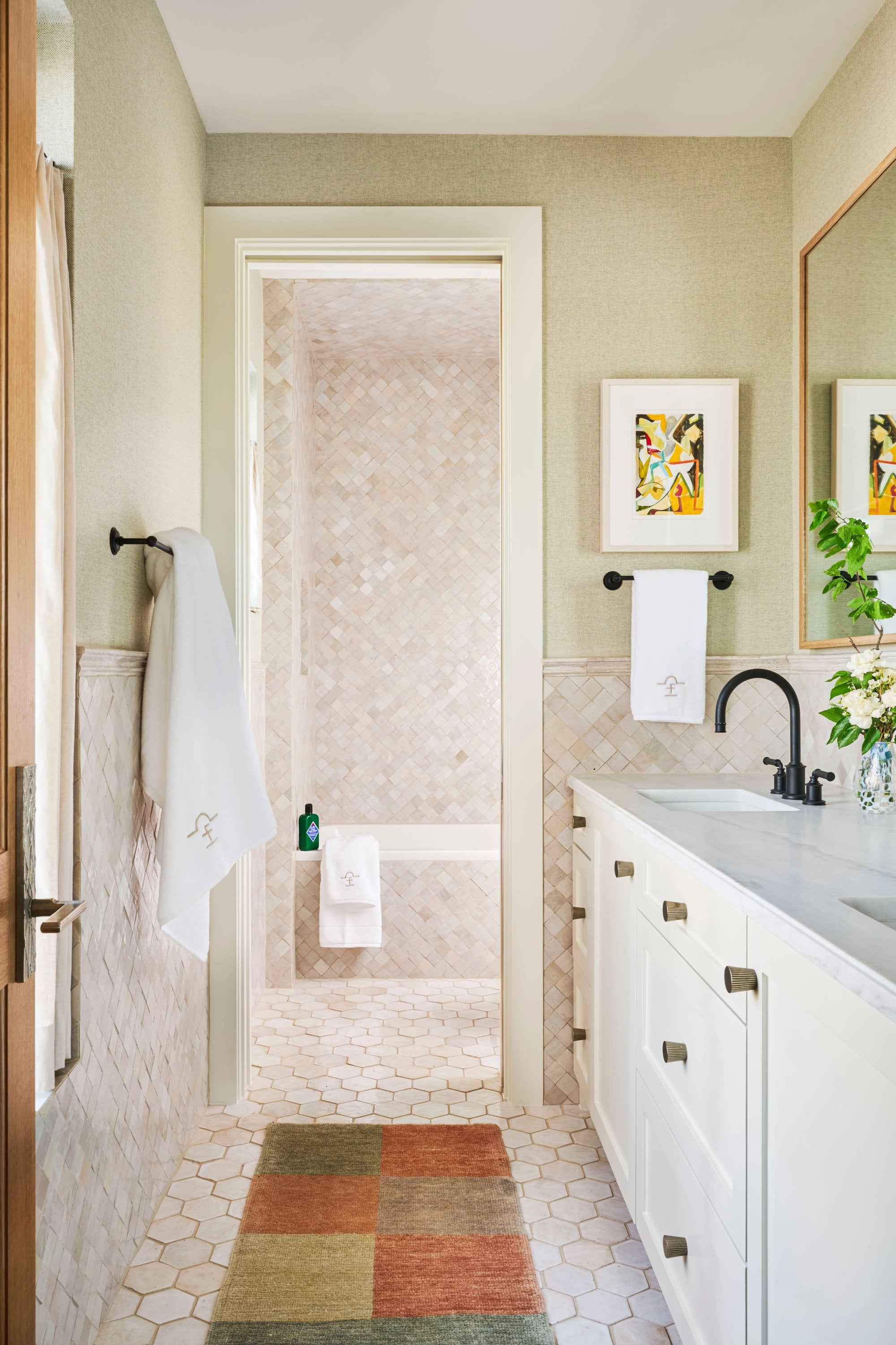 Natural White 2x2 Mosaic Zellige Tile-Main Inventory-All Products,Solids,Zellige Tile-Riad Tile