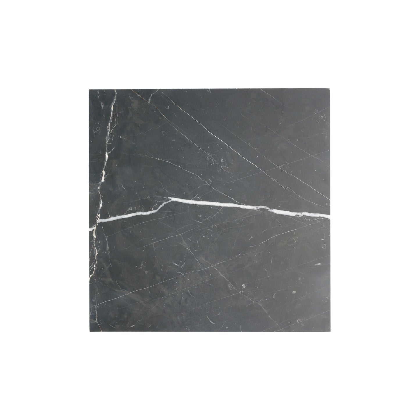 Sample: Nero Marquina Marble Tile | Honed (1 sample piece)-Sample-Sample-Riad Tile