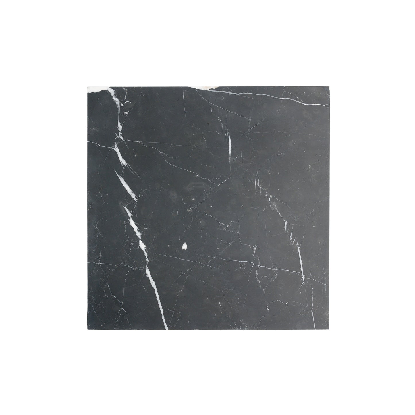 Nero Marquina 12x12 Marble Tile | Honed-Main Inventory-All Products,Natural Stone-Riad Tile