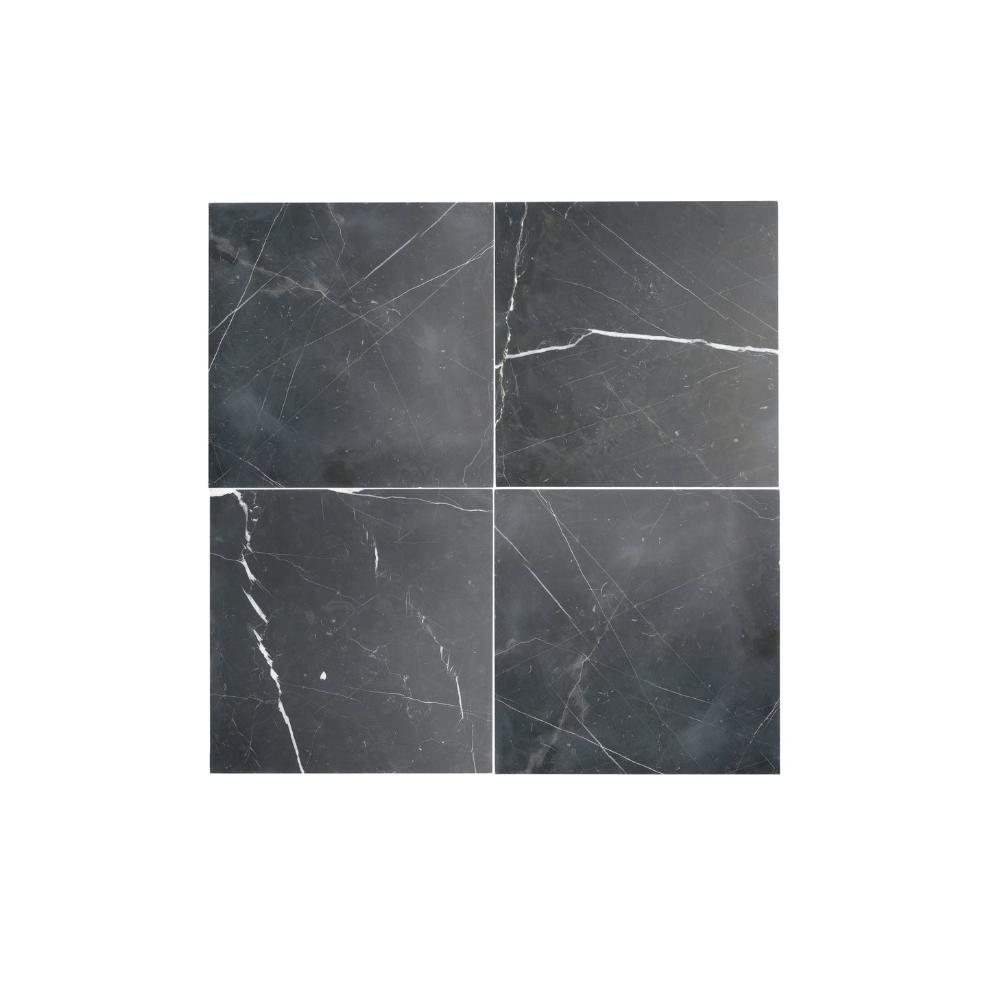 Nero Marquina 12x12 Marble Tile | Honed-Main Inventory-All Products,Natural Stone-Riad Tile