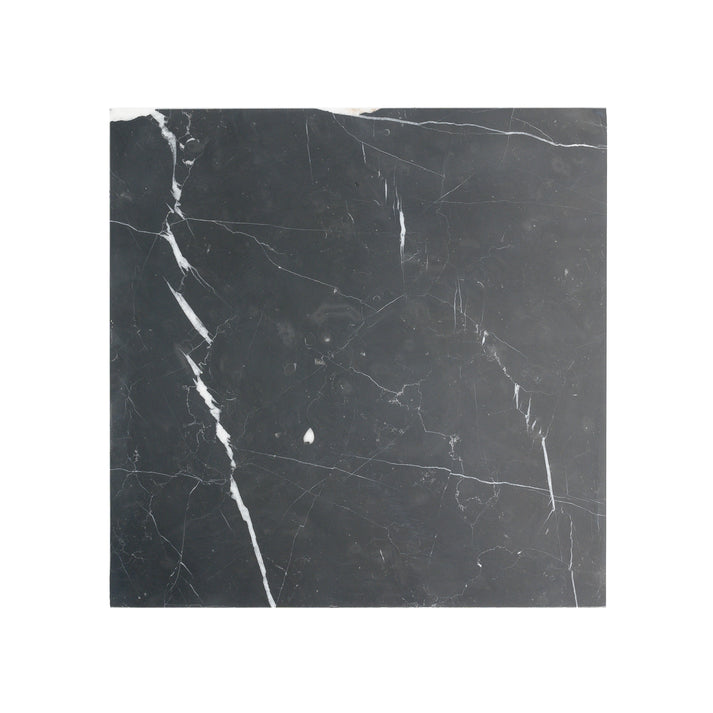 Sample: Nero Marquina 18x18 Marble Tile | Honed (Sample 2 - 6x6)-Sample-Sample-Riad Tile