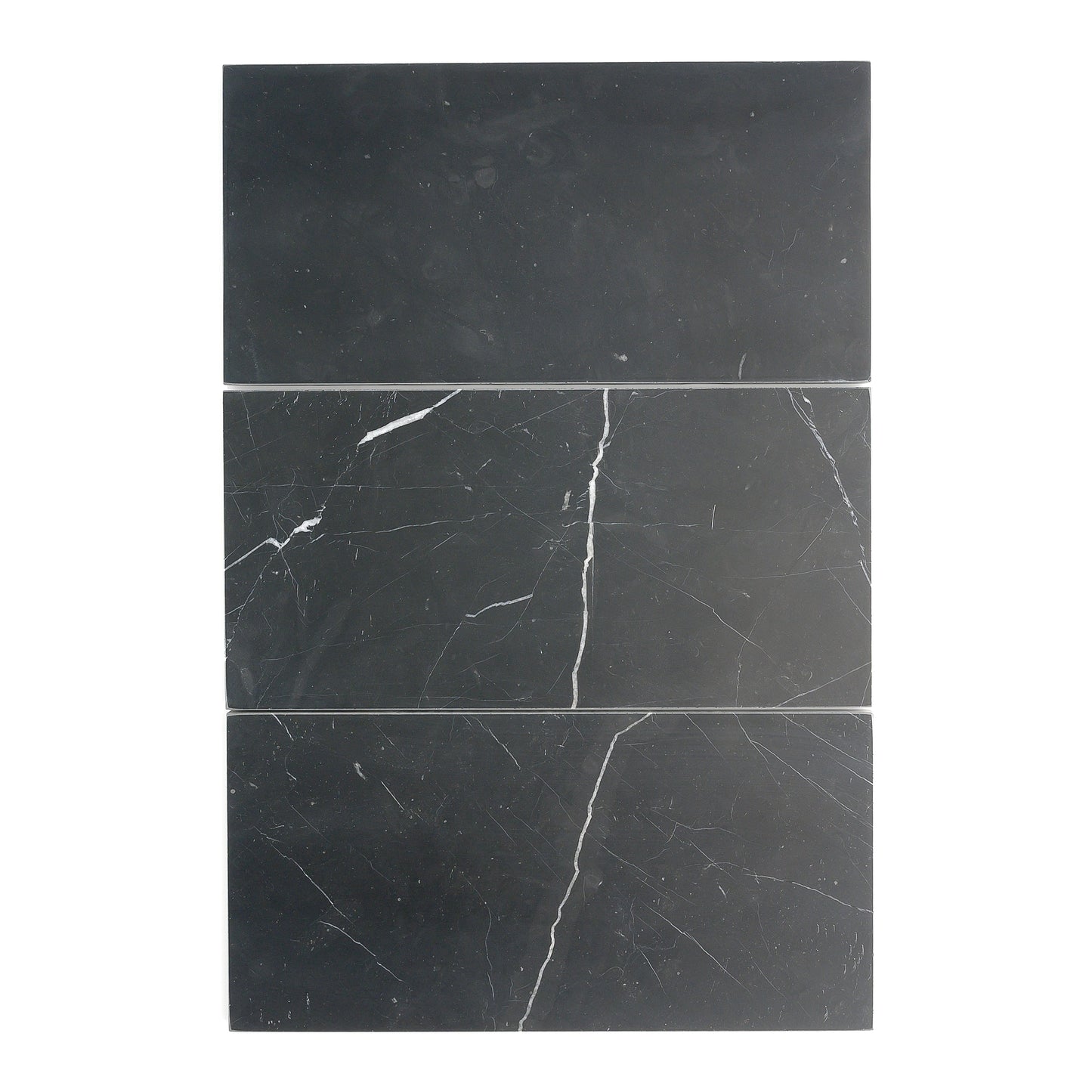 Nero Marquina 6x12 Marble Tile | Honed-Main Inventory-All Products,Natural Stone-Riad Tile