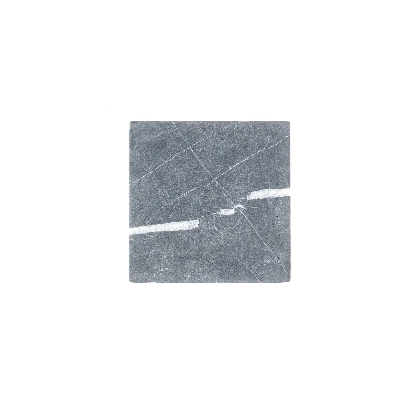 Nero Marquina 6x6 Marble Tile | Tumbled-Main Inventory-All Products,Natural Stone,New Arrivals-Riad Tile