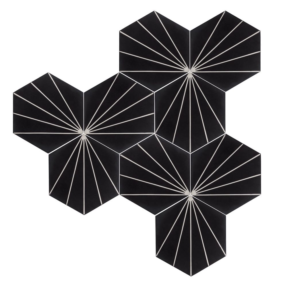 Nola Black Cement Tile-Main Inventory-All Products,Patterns,Under 10-Riad Tile
