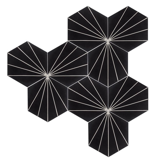 Nola Black Cement Tile-Main Inventory-All Products,Patterns,Under 10-Riad Tile