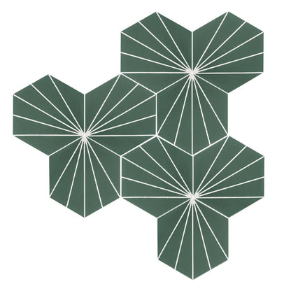 Sample: Nola Green Cement Tile-Sample-Sample-Riad Tile