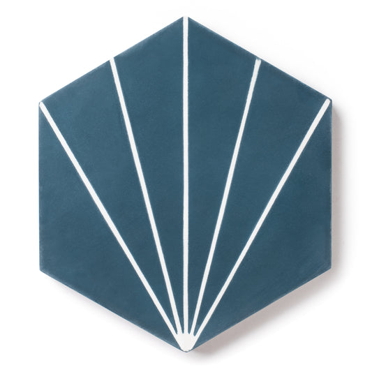 Sample: Nola Blue Cement Tile-Sample-Sample-Riad Tile