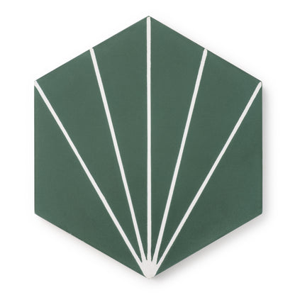 Sample: Nola Green Cement Tile-Sample-Sample-Riad Tile