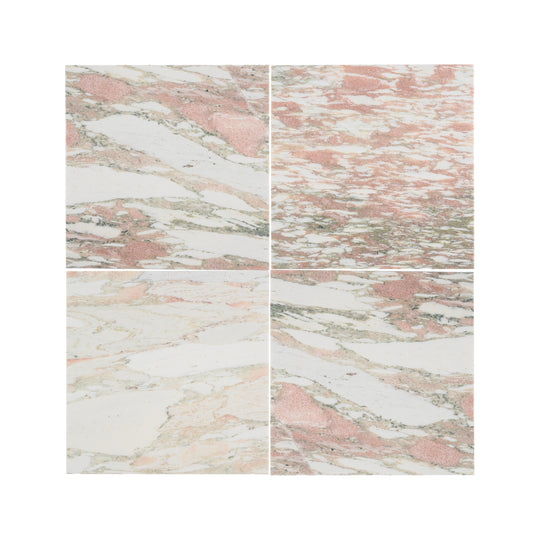 Norwegian Rose 12x12 Marble Tile | Honed-Main Inventory-All Products,Natural Stone-Riad Tile