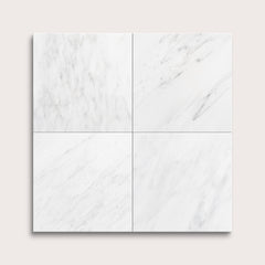 Casablanca Carrara 12x12 Marble Tile | Honed