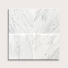 Casablanca Carrara 12x12 Marble Tile | Tumbled
