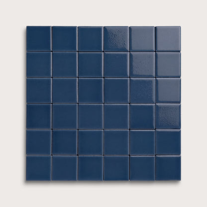Abyss ceramic tile, 2 by 2 inch mosaic, gloss finish