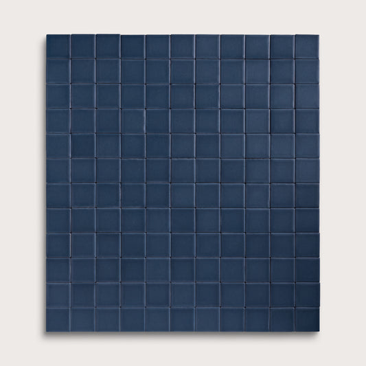 Abyss ceramic tile, 2 by 2 inch mosaic, matte finish