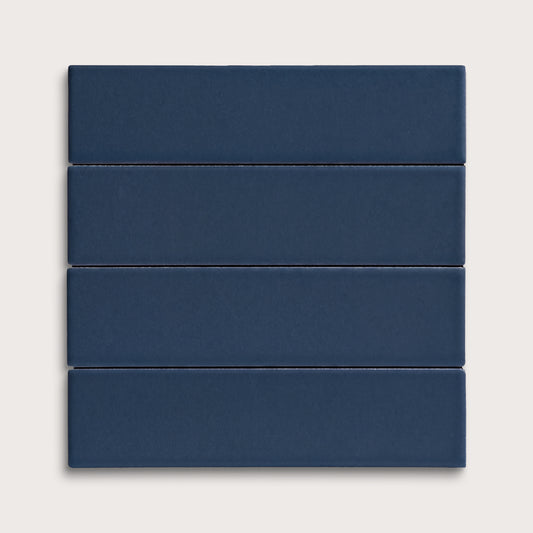 Abyss ceramic tile, 2 by 8 inches, matte finish