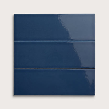 Abyss ceramic tile, 4 by 12 inches, gloss finish