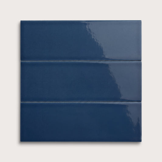Abyss ceramic tile, 4 by 12 inches, gloss finish