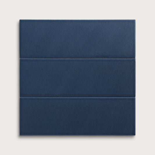 Abyss ceramic tile, 4 by 12 inches, matte finish