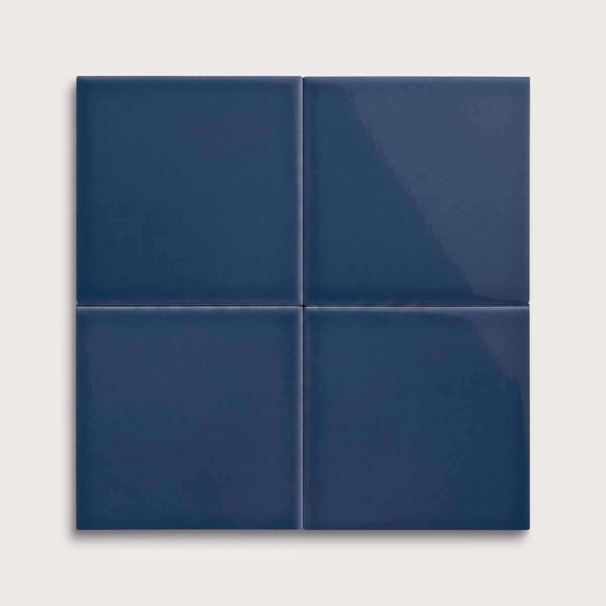 Abyss ceramic tile, 6 by 6 inches, gloss finish