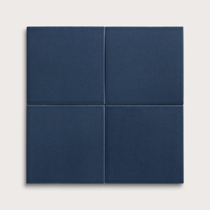 Abyss ceramic tile, 6 by 6 inches, matte finish