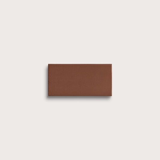 Amber ceramic tile, 2 by 4 inches, matte finish