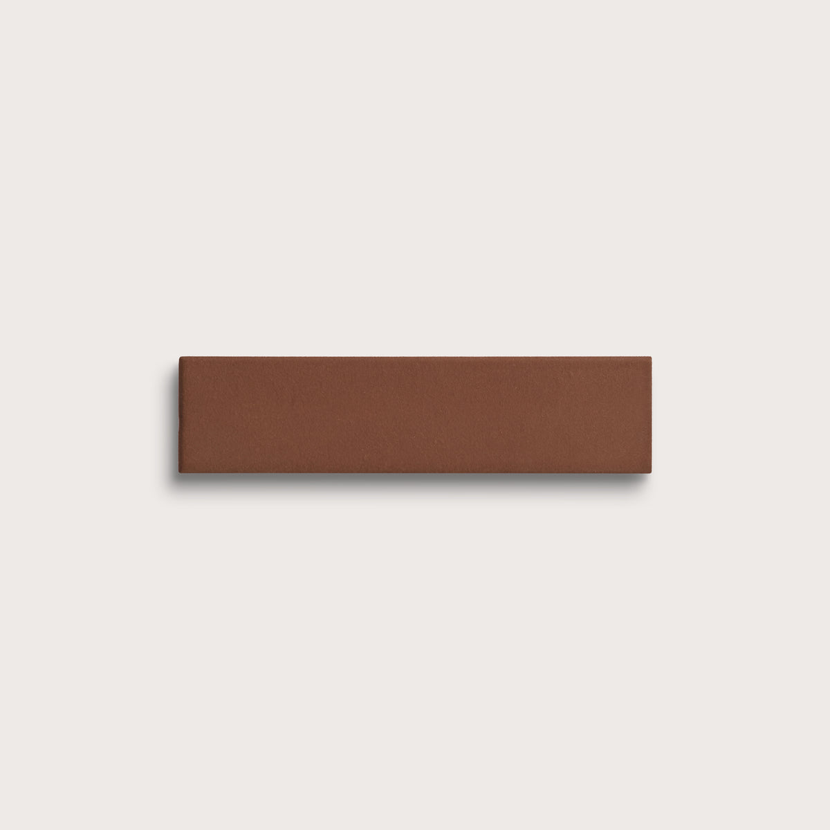Amber ceramic tile, 2 by 8 inches, matte finish