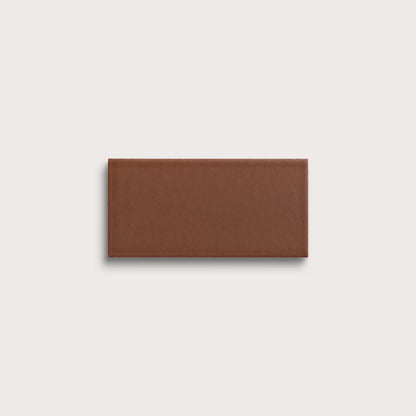 Amber ceramic tile, 3 by 6 inches, matte finish