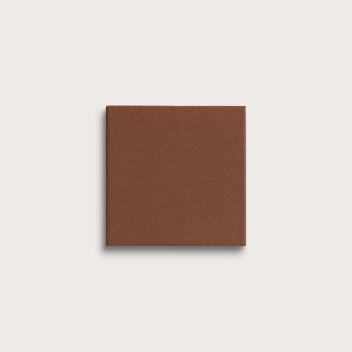 Amber ceramic tile, 4 by 4 inches, matte finish