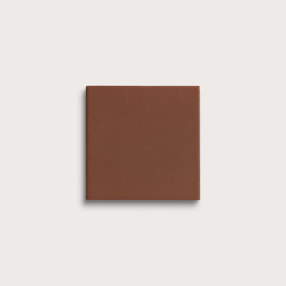Amber ceramic tile, 4 by 4 inches, matte finish