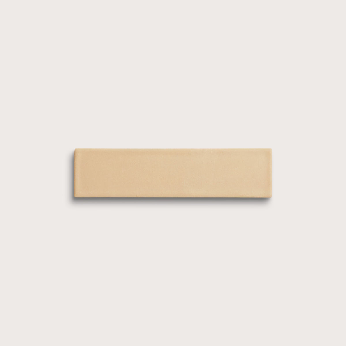 Bone ceramic tile, 2 by 8 inches, matte finish