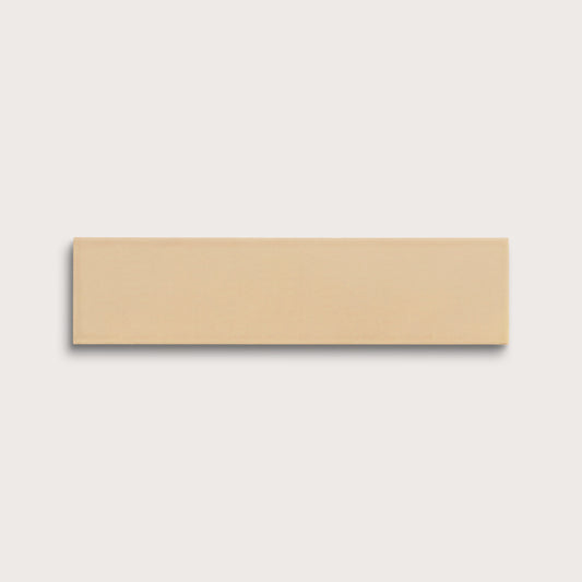 Bone ceramic tile, 3 by 12 inches, matte finish