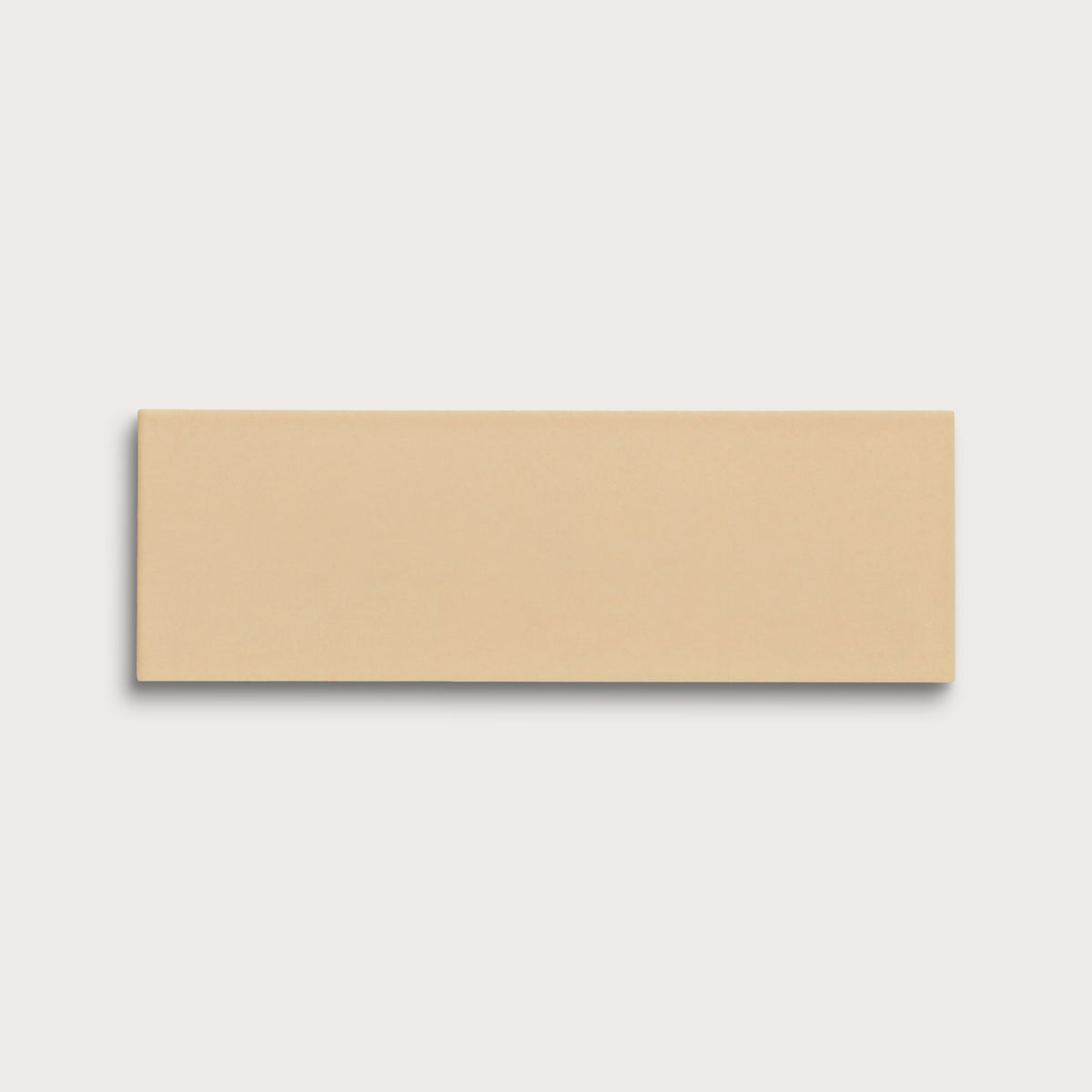 Bone ceramic tile, 4 by 12 inches, matte finish
