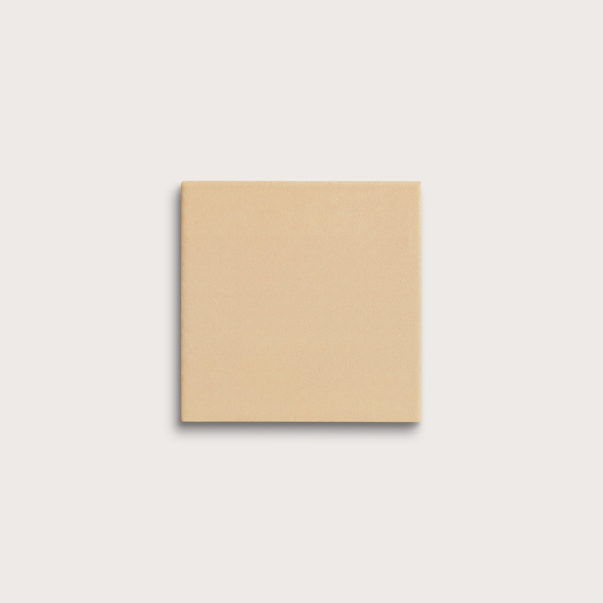 Bone ceramic tile, 4 by 4 inches, matte finish
