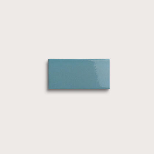 Blue Sky ceramic tile, 2 by 4 inches, gloss finish