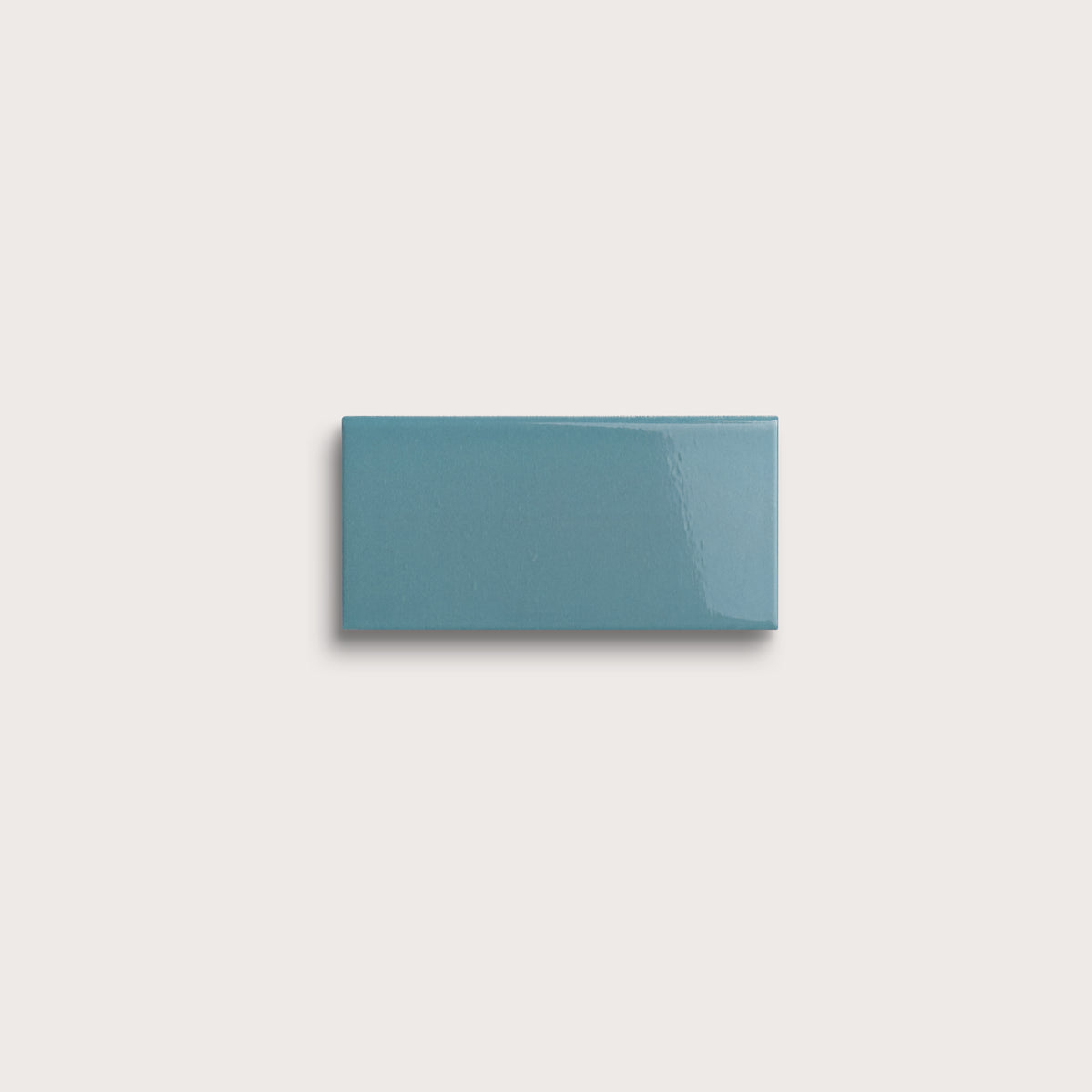 Blue Sky ceramic tile sample, gloss finish