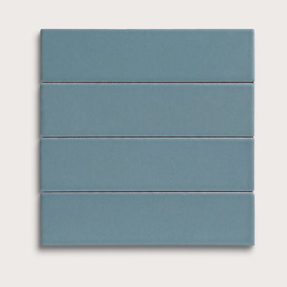 Blue Sky ceramic tile, 2 by 8 inches, matte finish