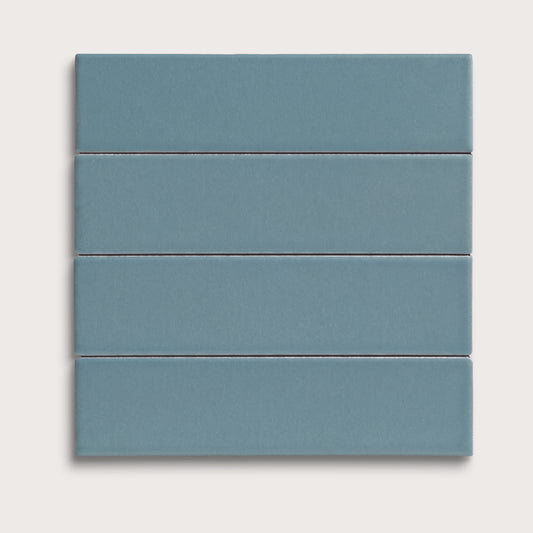 Blue Sky ceramic tile, 2 by 8 inches, matte finish