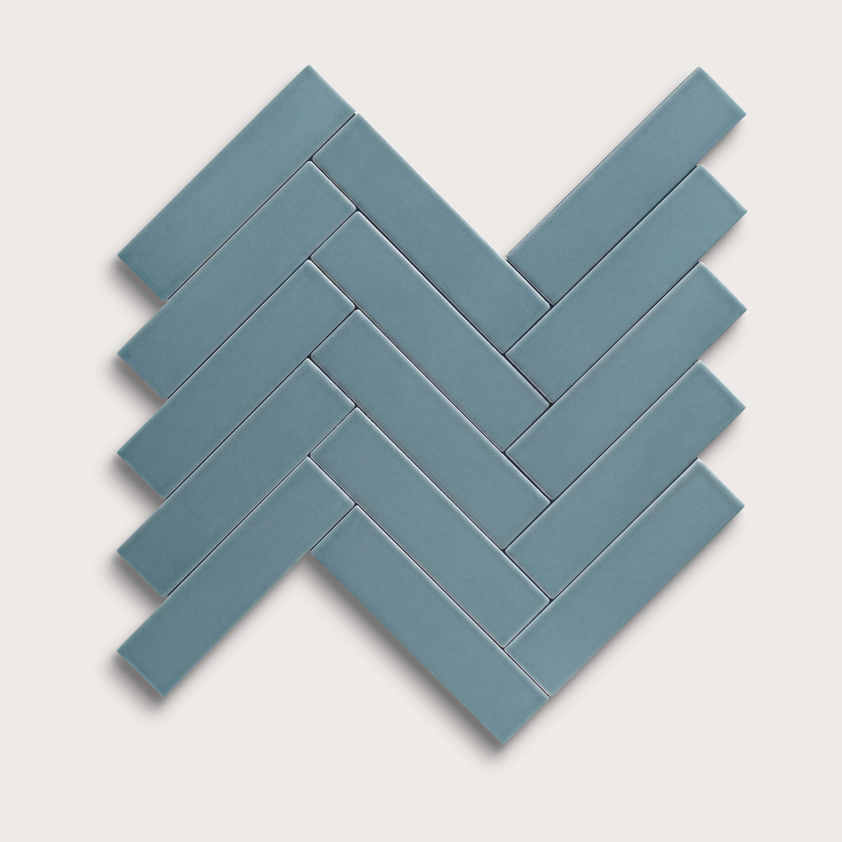 Blue Sky ceramic tile, 2 by 8 inches, matte finish