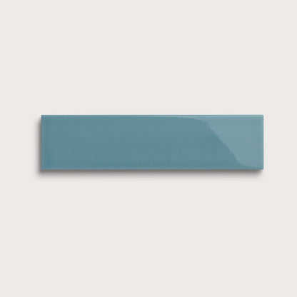Blue Sky ceramic tile, 3 by 12 inches, gloss finish