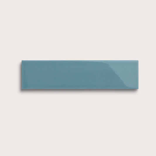 Blue Sky ceramic tile, 3 by 12 inches, gloss finish